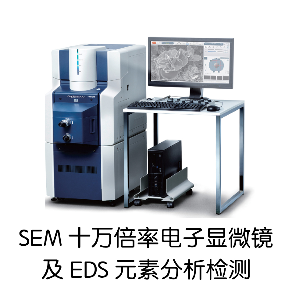 SEM十万倍率电子显微镜及EDS元素分析检测
